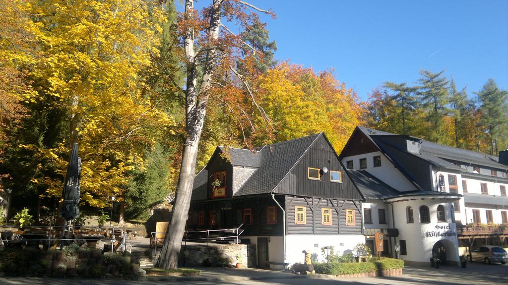 Hotel Und Restaurant Koehlerhuette - Fuerstenbrunn Beierfeld Esterno foto